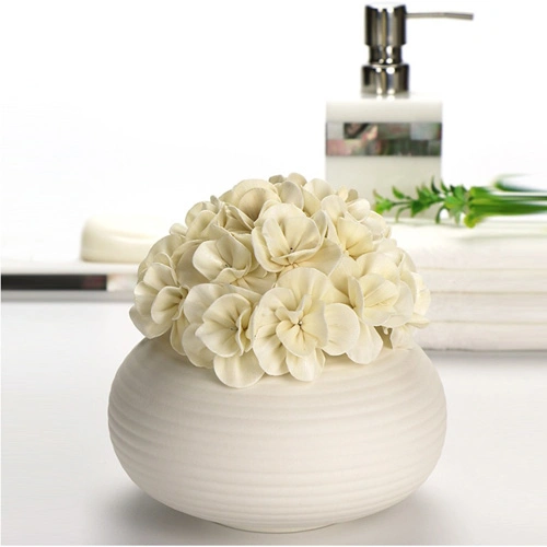 Beautiful 300ml Ceramic Vase with Sola Flower for Reed Diffuser Gift Sets