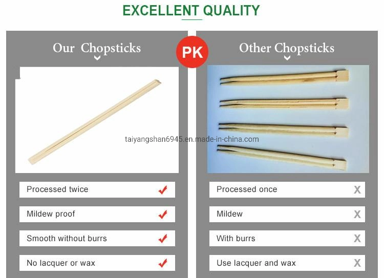 Chinese Factory Bamboo Round Chopsticks